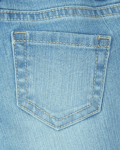 Girls Super Skinny Jeans in Victory Blue Wash, Size 4