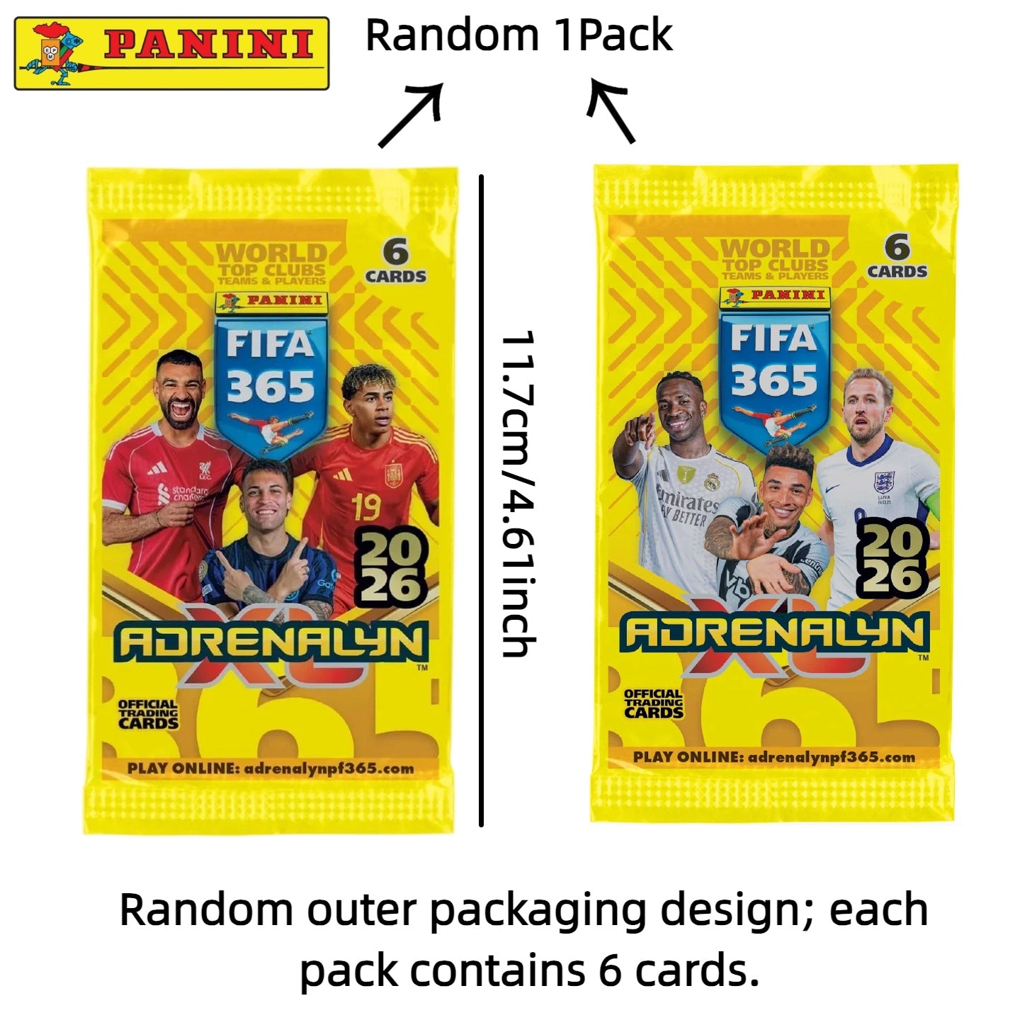 PANINI 2026 USA-Canada-Mexico World Cup Soccer Card Pack