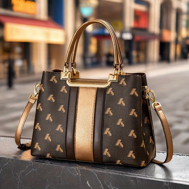 Lorna Vesta Elegant Women's Leather Tote with Removable Strap