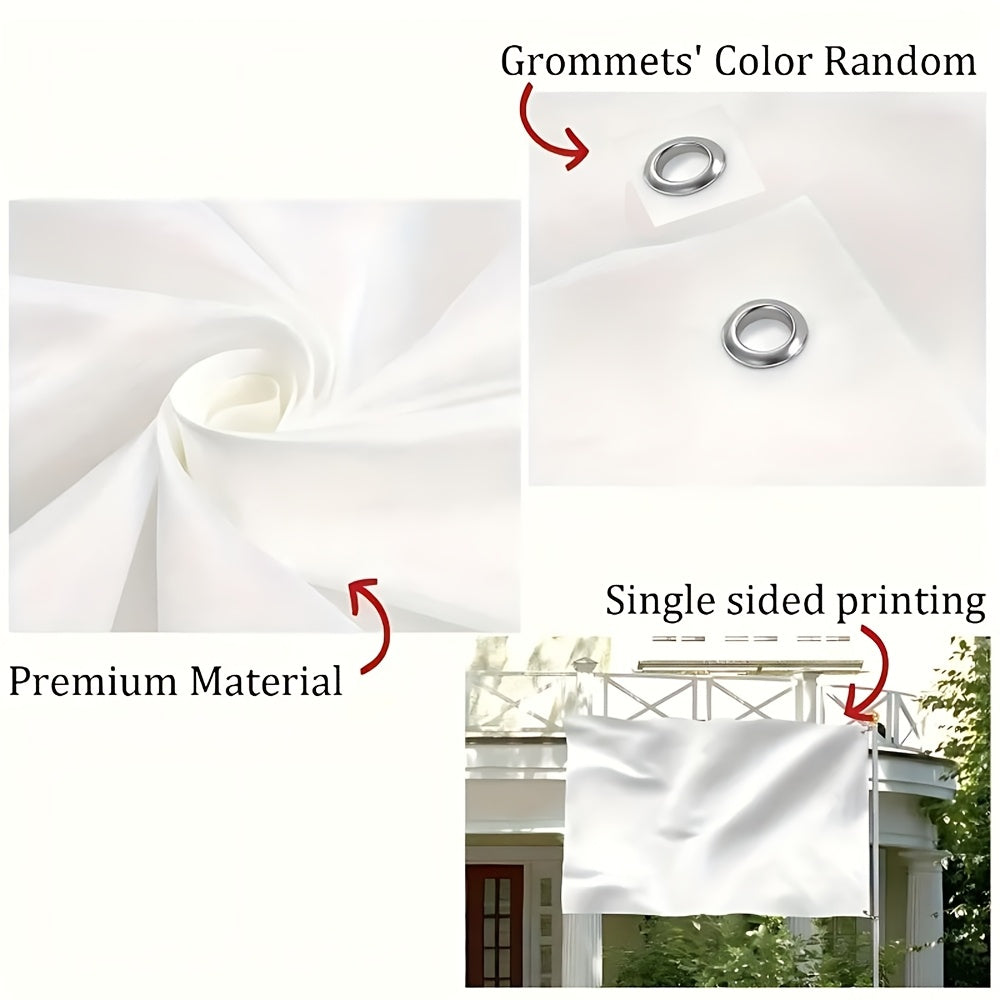 Norwegian Flag Single-Sided Polyester Cheer Flag for Sports Events