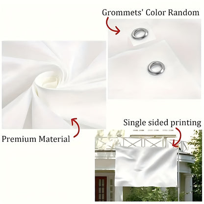 Norwegian Flag Single-Sided Polyester Cheer Flag for Sports Events