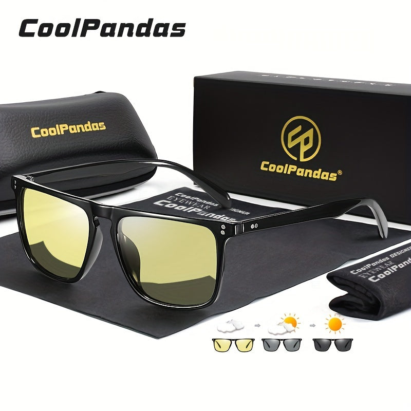 Photochromic Full Rim Sunglasses for Men and Women, UV Protection