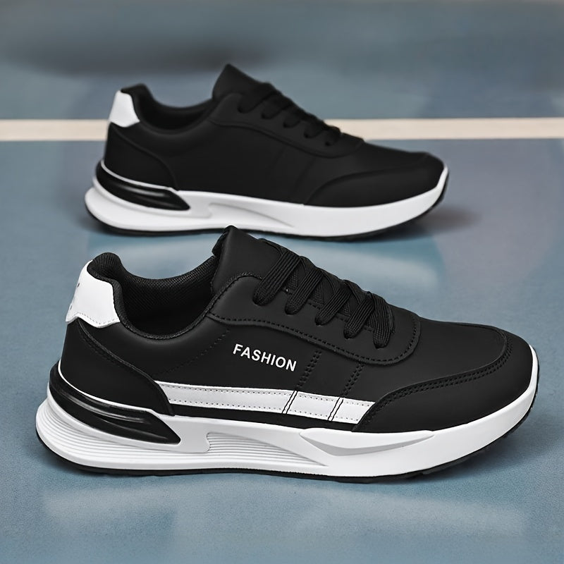 Men's Road Running Shoes, Large Size Men's Outdoor Hiking Shoes, Lace-up Walking Shoes, Training Shoes, Low-top Running Shoes, Trendy Skate Shoes, Student Casual Sneakers for Spring, Summer, Autumn, and All Seasons