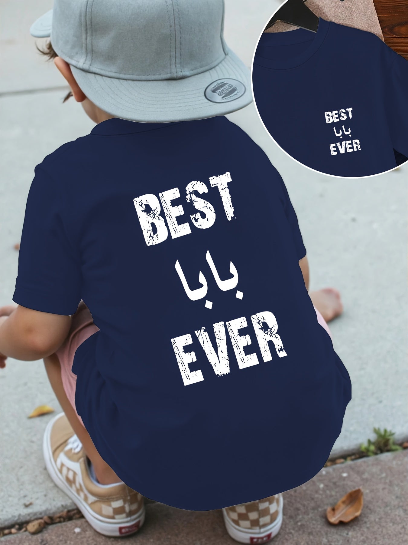 Boys' Casual Cotton Crew Neck Short Sleeve T-Shirt Spring/Summer