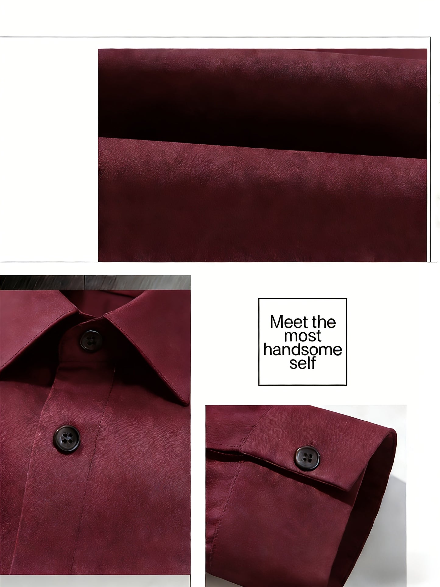 Men's Business Casual Two-Piece Suit with Lapel Shirt and Drawstring P