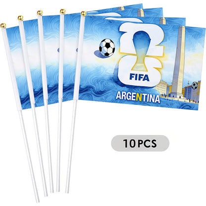 Argentina Obelisk Football Fan Flag for 2026 World Cup