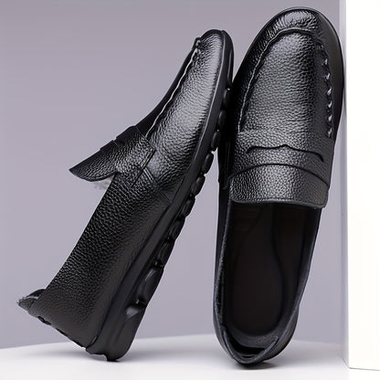 Men's Classic Low-Cut Business Shoes - Comfortable Formal Slip-Ons
