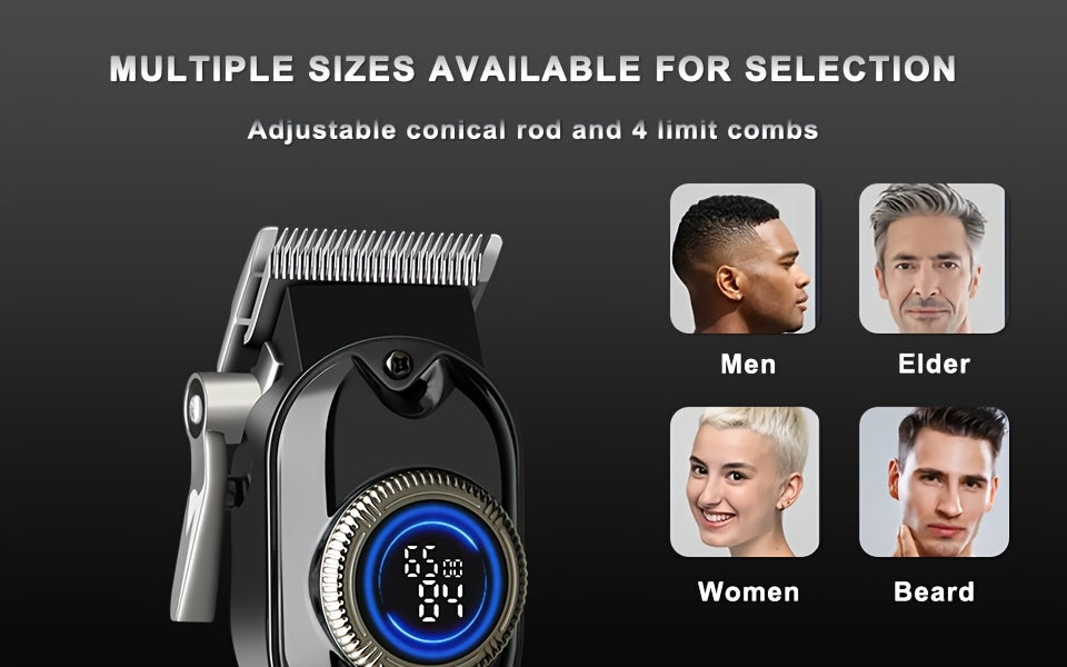 LQT 1pc/2pcs/3Ppcs Electric Hair Clipper Set/Designed for Men/Unique Graffiti Style/Men'S Grooming Kit/Beard Trimmer And Razor/Portable Home Hairdressing Tool/Men'S Gift/Father'S Day/Birthday Gift/Christmas Gift - ayq