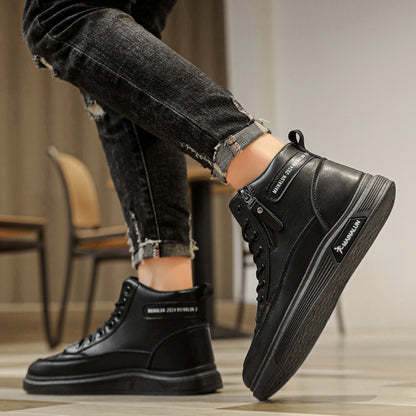 Men's Non-Slip Sports Boots with Breathable PU Lining