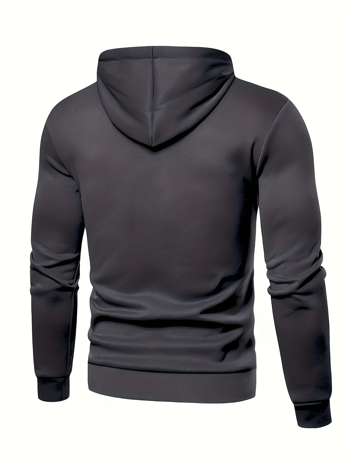 Men's Polyester Hoodie Zipper Sweatshirt for Fall Sportswear
