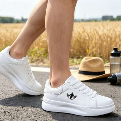 Men's Wingtip Low-Top Ankle Boots with EVA Sole for All-Season Wear