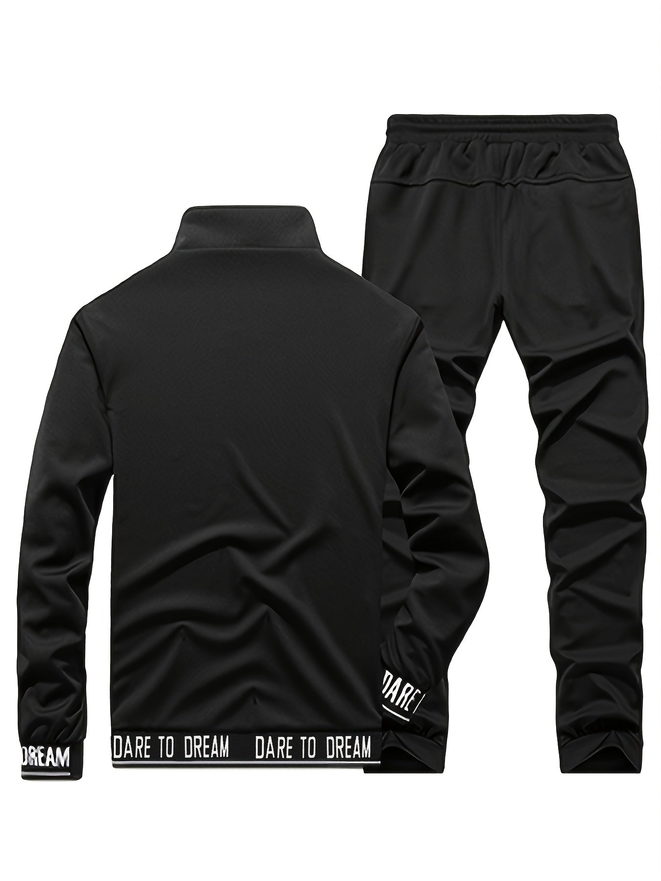 Spring and Autumn Outdoor Men's Sports Casual Suit with Jacket and Pants Two-Piece Set