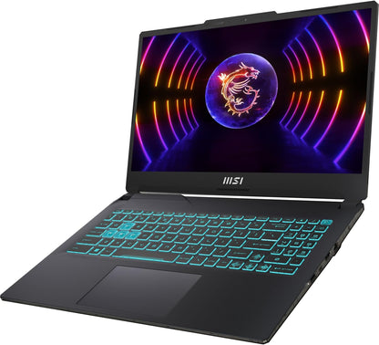 MSI Cyborg 15 Thin GF63 Gaming Laptop (15.6" FHD 144Hz, Intel Core I7-12650H, 32GB DDR5 RAM, 1TB SSD, Geforce RTX 4060 8GB), Webcam, Backlit KB, Wifi 6, Ethernet, IST Cable, Win 11 Home, 2023, Black