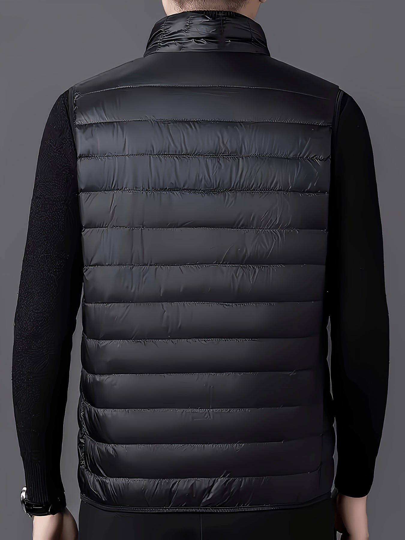 Men's Lightweight Slim Padded Vest for Spring and Fall