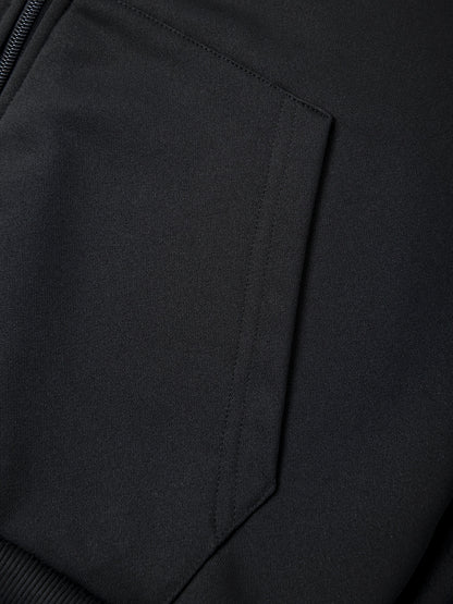 Men'S Lightweight Breathable Zip-Up Jacket - Casual Outdoor Windbreaker with Kangaroo Pocket, Soft Shell Design for Hiking, Fishing, Gym & Streetwear - Spring/Fall Layering Essential, Fishing Attire, Stylish Stand Collar, Dur