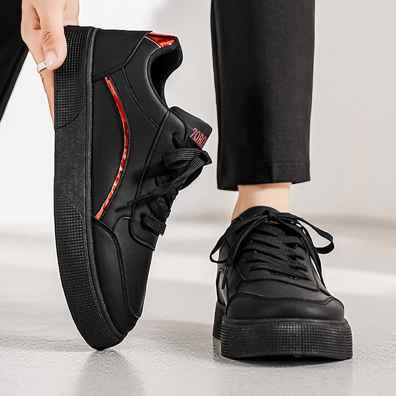 Men'S Casual Sneakers with a Easy And Versatile Thick Sole, Perfect for Daily Commuting And Comfort. Fashionable Low-Top Casual Shoes That Elevate Height, Easy to Maintain with a Upper, Trendy Footwear for Men - ayq
