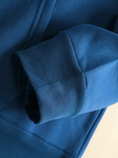 Men'S Heavyweight Hooded Sweatshirt with Santa Claus & Santa Hat Print - Thick Winter Pullover, Long Sleeve Hooded Sweater for Christmas, Halloween, New Year'S - Cozy Cold Weather Clothing For Men, Couples, Family - Ideal Hol