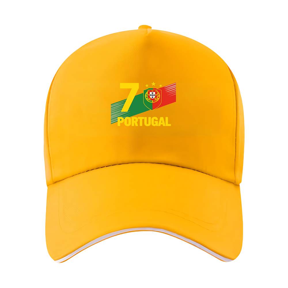 7 Portugal Emblem Sports Cap for Workouts and Jogging