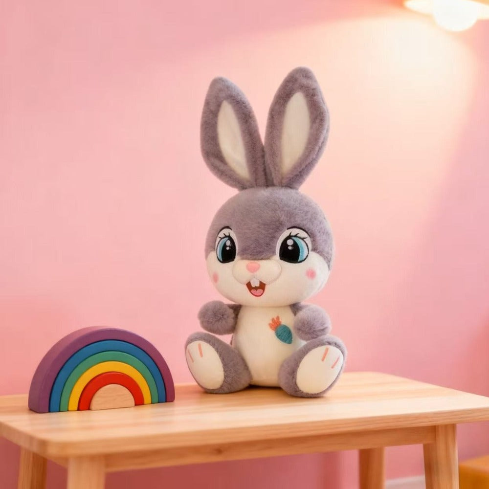 Charming And Delightful Plush Rabbit Toys for Cross-Border Gifting, Featuring Large-Eyed Adorable Rabbit Dolls, Cartoonish Long-Eared Bunnies, Perfect As Birthday And Holiday Presents for Girls