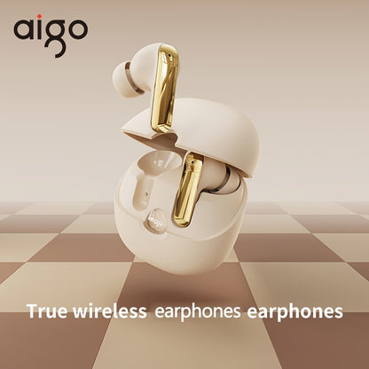 Aigo 5.4 Wireless Headphones with a Microphone, TWS In-Ear Sports Headphones, Stereo In-Ear Headphones with an LED Display, And Wireless Running Earphones for Gifts.