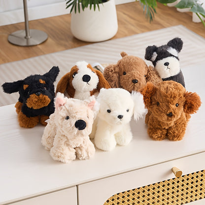 Charming And Lovable Plush Dog Toys, a Delightful Collection of Mini Stuffed Animals Perfect for Office Decoration, Birthday Celebrations, Halloween Gifts, And Home Embellishment