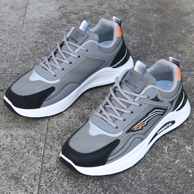Men's Lightweight Casual Shoes with Soft Rubber Sole