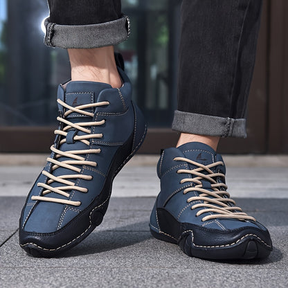 Men's Casual Ankle Boots Comfortable All-Season Walking Shoes