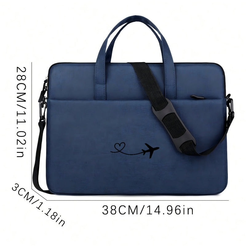 Minimalist Casual Laptop Bag for 15.6-inch Laptops with Shoulder Strap
