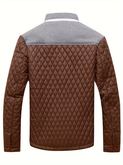 Men's Lightweight Warm Polyester Baseball Jacket for Hunting