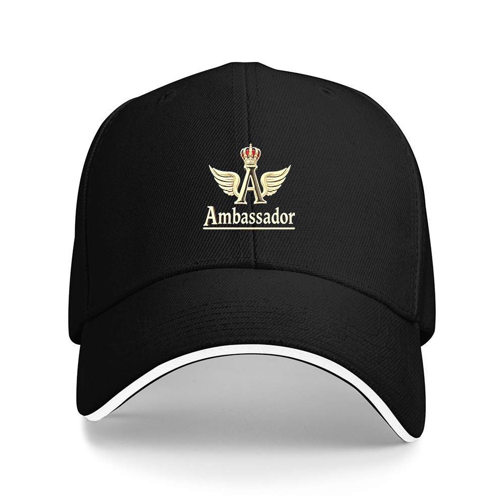 Unisex Lightweight Adjustable Trucker Hat with Golden Winged Emblem