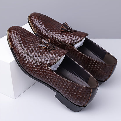 Men's Casual Slip-On Low Top PU Shoes for All Seasons