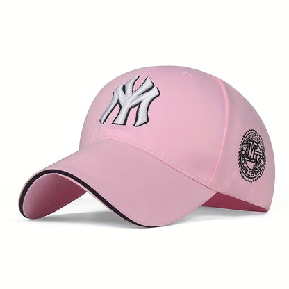 YM Embroidered Unisex Sun Hats, Sandwich Sports Caps, Trendy Youth Duckbill Hats, Wholesale New Baseball Caps, Streetwear Embroidered Designs.