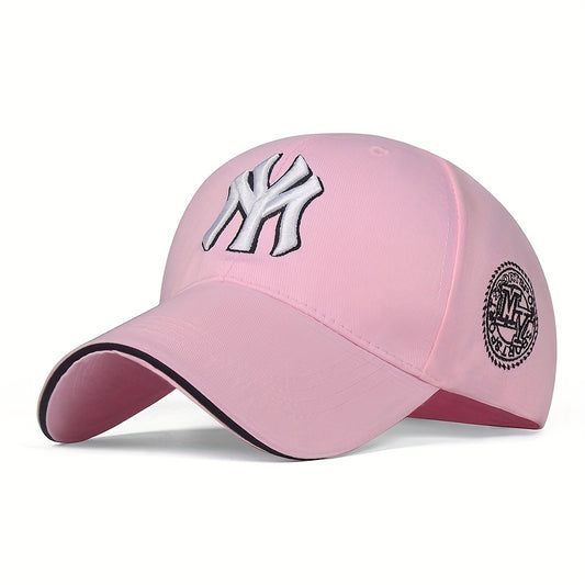 YM Embroidered Unisex Sun Hats, Sandwich Sports Caps, Trendy Youth Duckbill Hats, Wholesale New Baseball Caps, Streetwear Embroidered Designs.