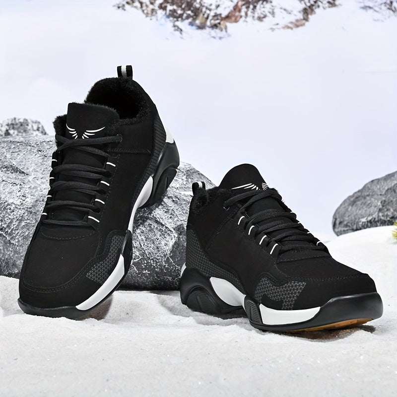 Men's & Women's Heavy-Duty All-Season Ankle-High Winter Boots Sneakers - Thick Warm Traction Rubber Sole, Casual Outdoor Shoes for Snow, & Daily Wear, Shoes For Men, Trainers, Trainers For Men, Sneakers Shoes For Men, Winter