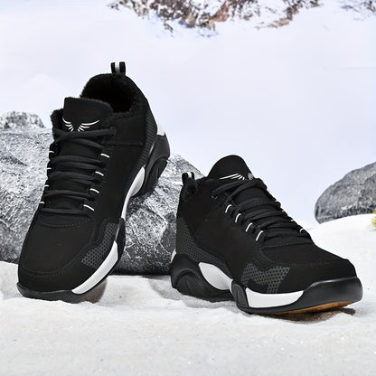 Men's & Women's Heavy-Duty All-Season Ankle-High Winter Boots Sneakers - Thick Warm Traction Rubber Sole, Casual Outdoor Shoes for Snow, & Daily Wear, Shoes For Men, Trainers, Trainers For Men, Sneakers Shoes For Men, Winter