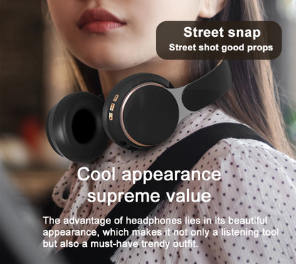 07S Wireless Over-Ear Headphones with Surround Bass, Foldable Design, 400mAh Battery - Wireless Compatible, Supports Wired/TF Card/Radio Modes, Ideal for Sports, Gaming, Photography & More, Wireless Headphones
