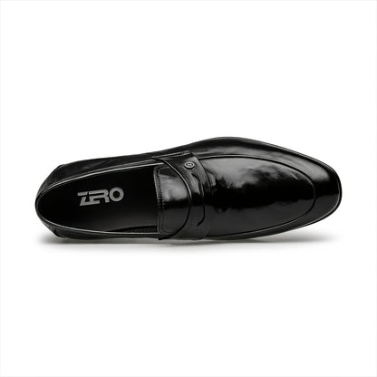 Men's Genuine Leather Slip-On Dress Shoes Casual Minimalist Style