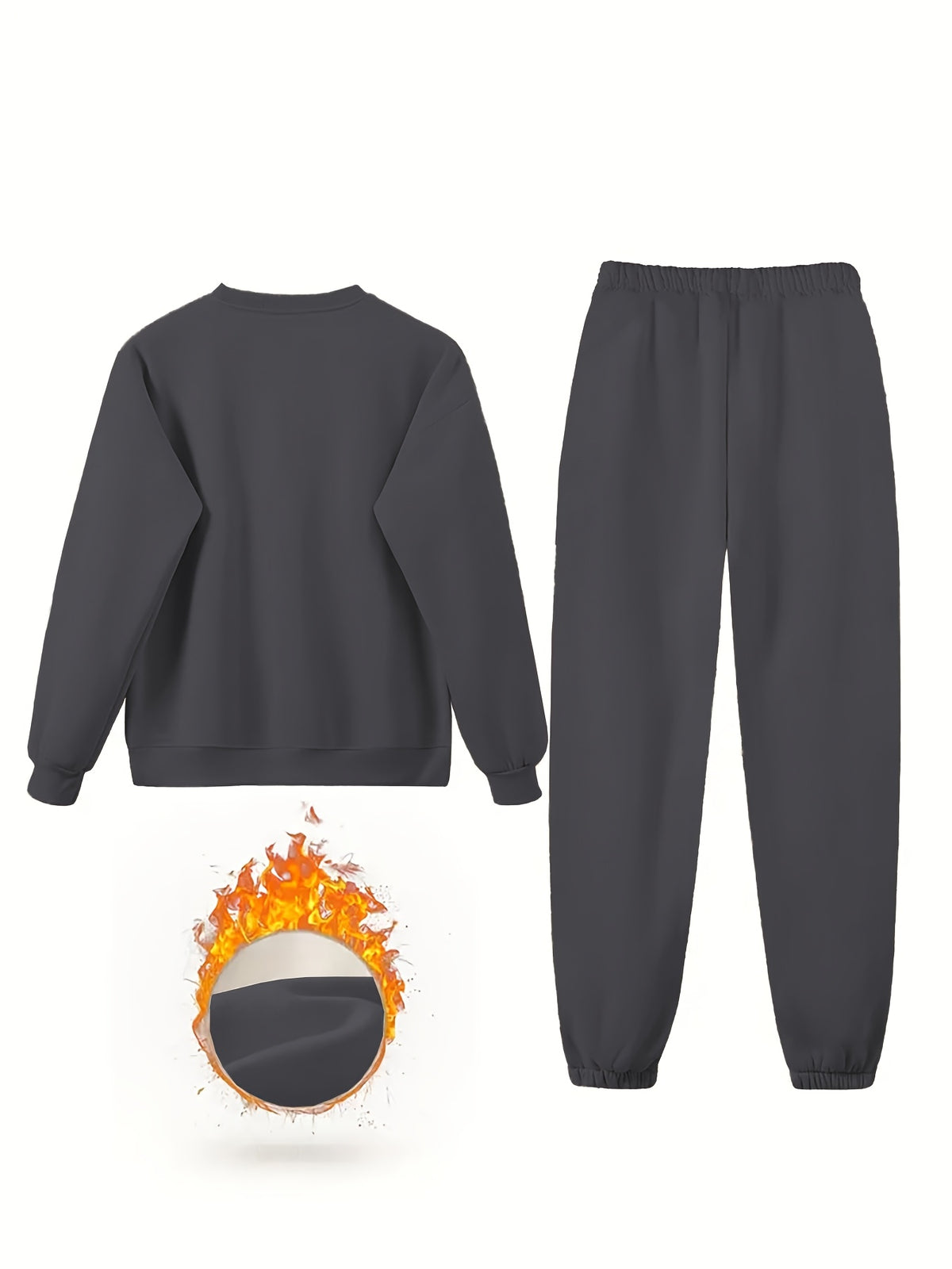 Women’s Casual Fall/Winter 2-Piece Long Sleeve Sweatsuit Set