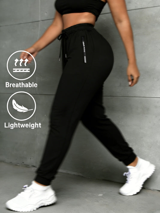 Women's Summer Quick-Dry Athletic Pants with Drawstring Waist - ayq