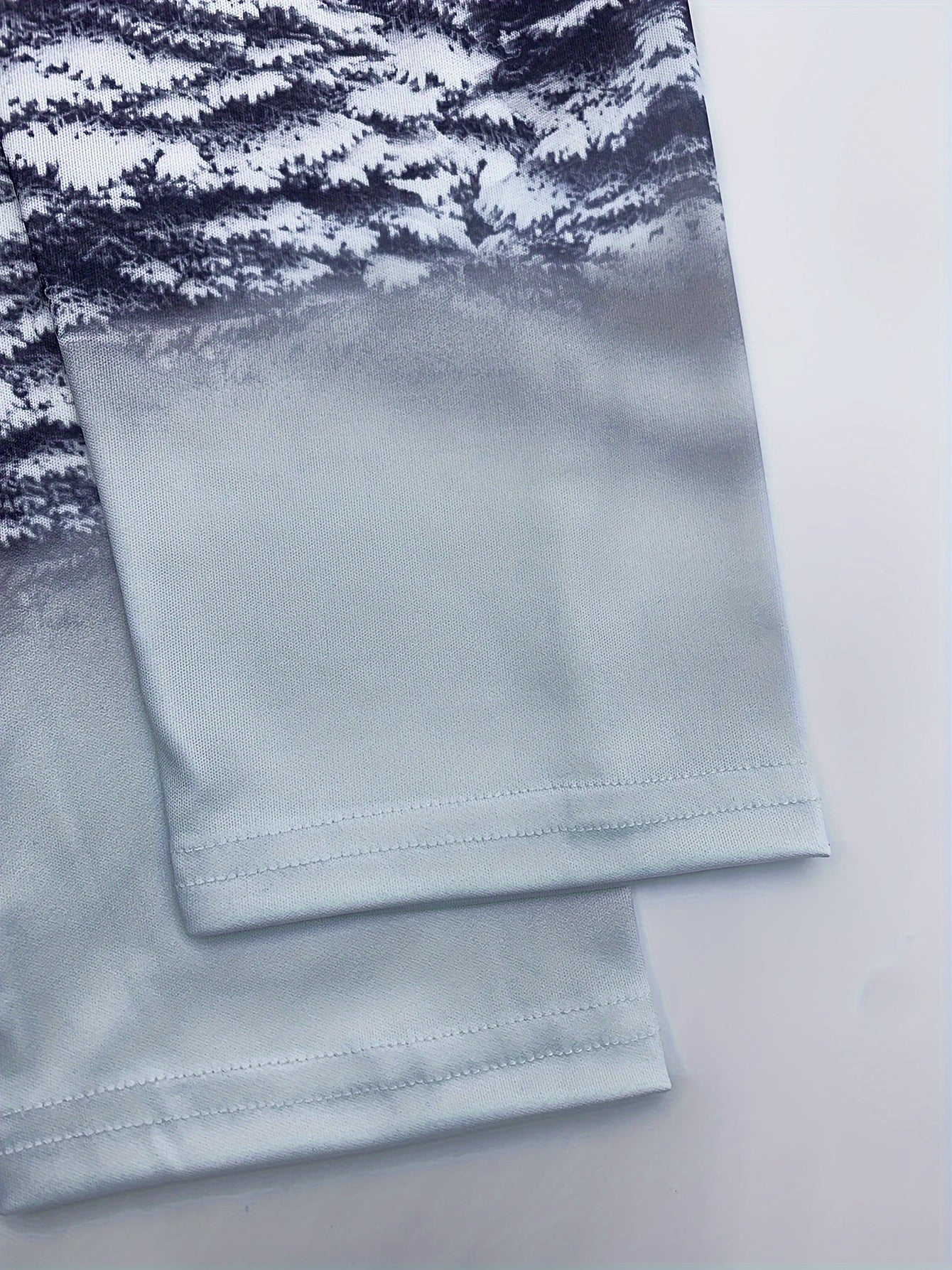 Men's Christmas Santa Claus 3D Digital Print Shirt with Metal Zipper Collar - Machine Washable Long-Sleeve Top, Festive Holiday Sweater for Parties, Daily Wear & Gifts for men