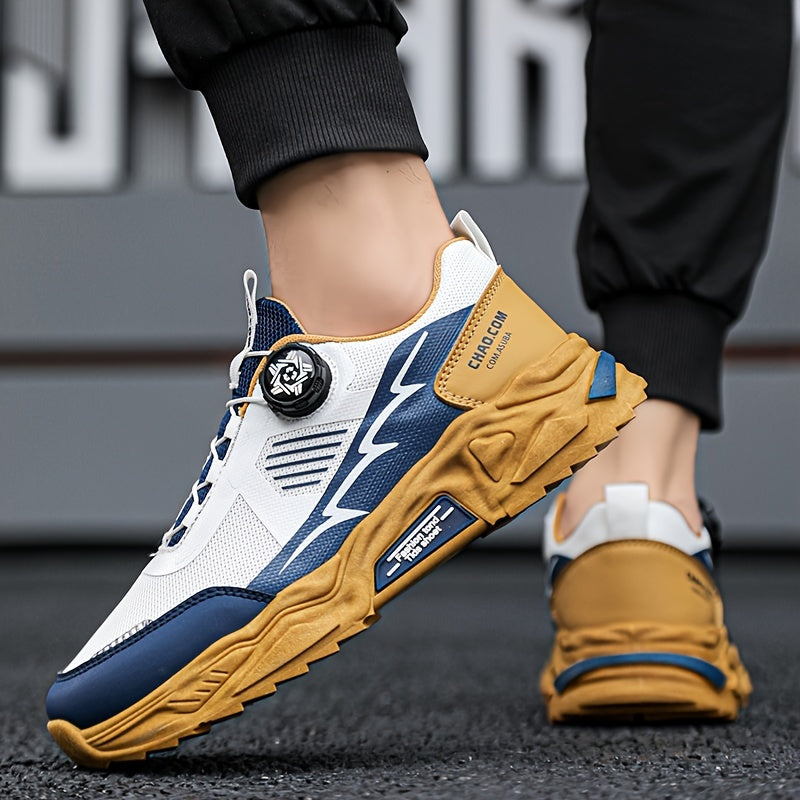 Men's Breathable Anti-Odor Outdoor Sneakers with Height - Low-Top Elastic Closure Running Shoes Suitable for Gym,, Casual Wear - -Season Comfortable Athletic Footwear with Odor-Resistant Technology - ayq