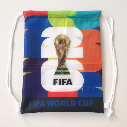 2026 FIFA World Cup Drawstring Bag - Lightweight Oxford Backpack