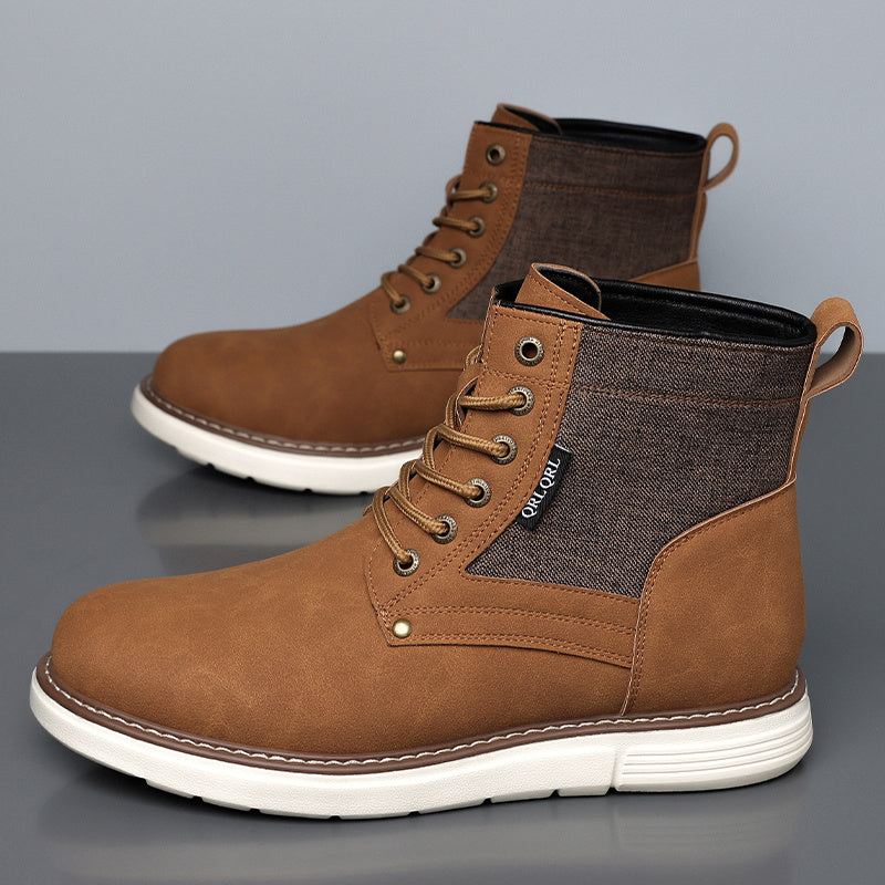 Men's British Style Soft Sole Business Casual Leather Boots