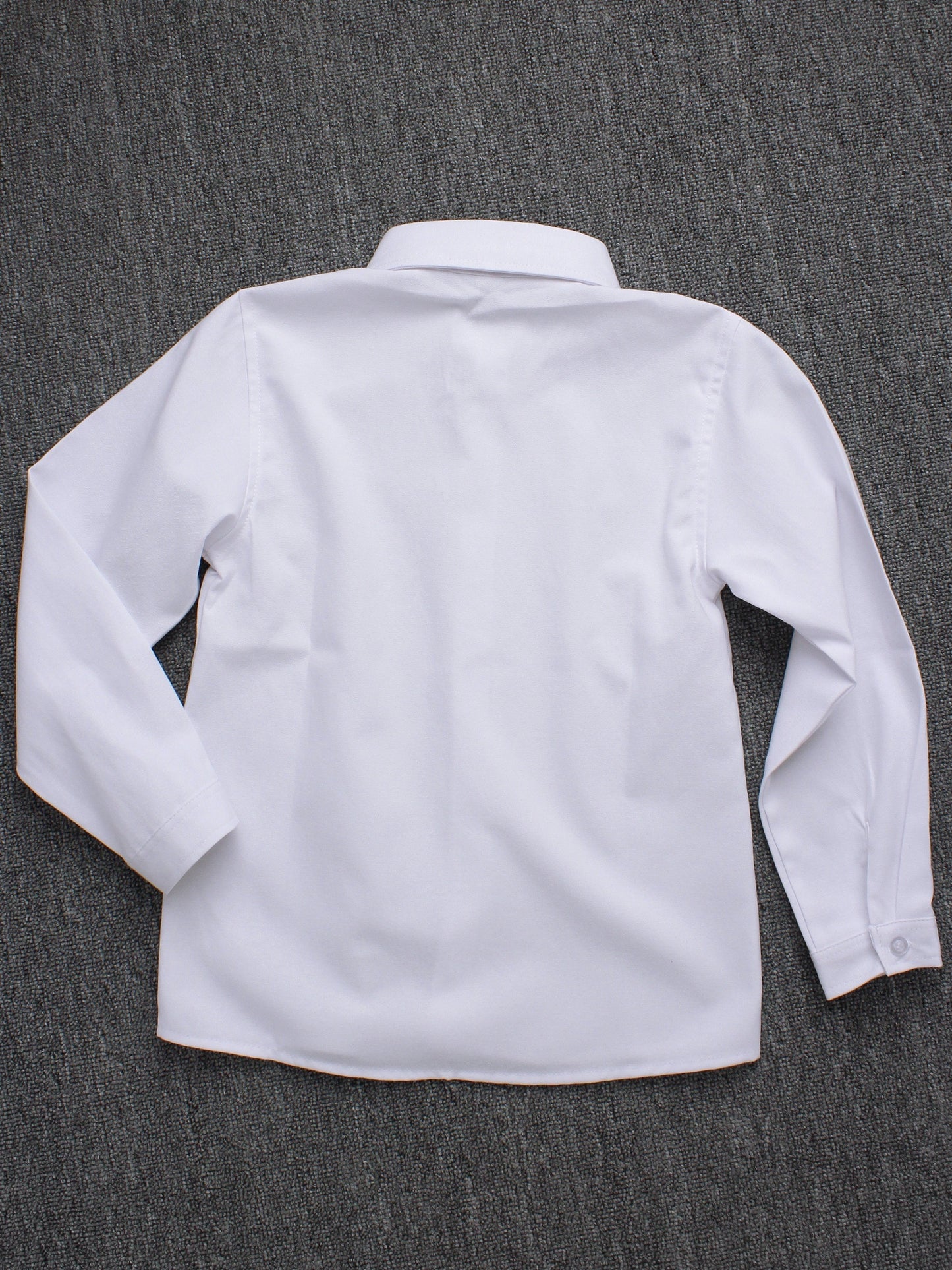 Boys' Preppy Long Sleeve Cotton Blend School Shirt