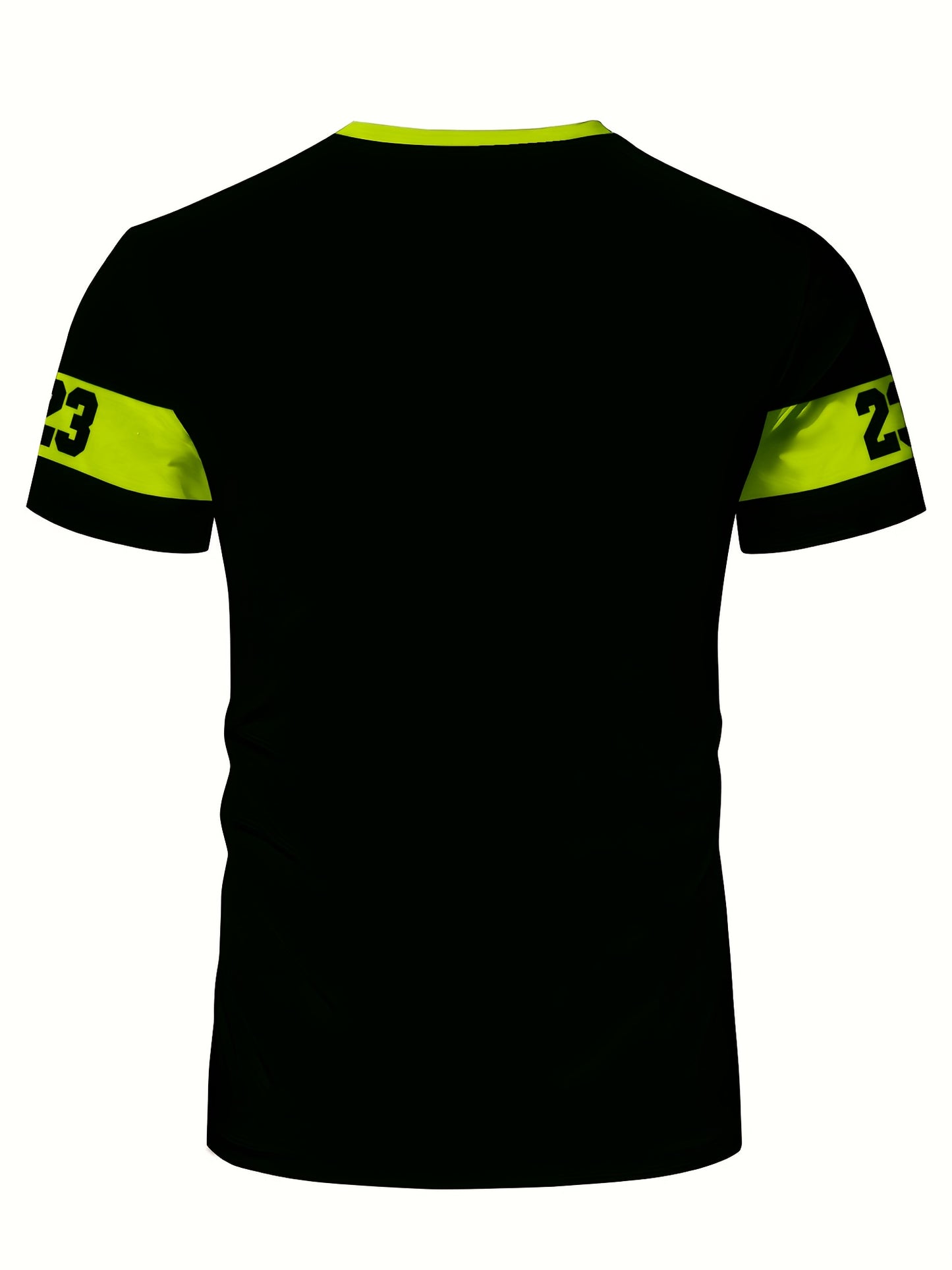Men'S Racing Graphic T-Shirt - Bold Neon Green  Black Racing Car Design, Lightweight Breathable Fabric for Motorsport Events, Casual Streetwear - Chicago Dream Maker Inspired Casual Attire, Racing Jersey, Event Apparel, Spor
