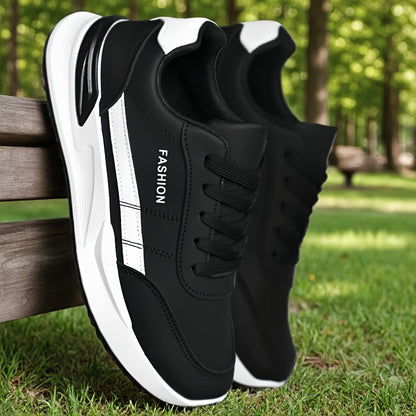 Men's Breathable Walking Shoes, Camping Shoes, Training Shoes, Casual Shoes, Large Size Classic Low-Top Skate Shoes, Daily Commute Lace-Up Student Casual Sneakers for All Seasons - ayq