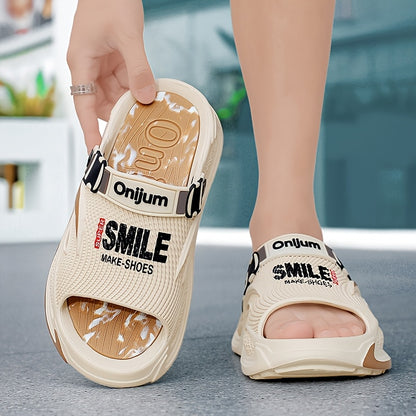 Men's Summer EVA Slides, Lightweight Breathable Casual Sandals
