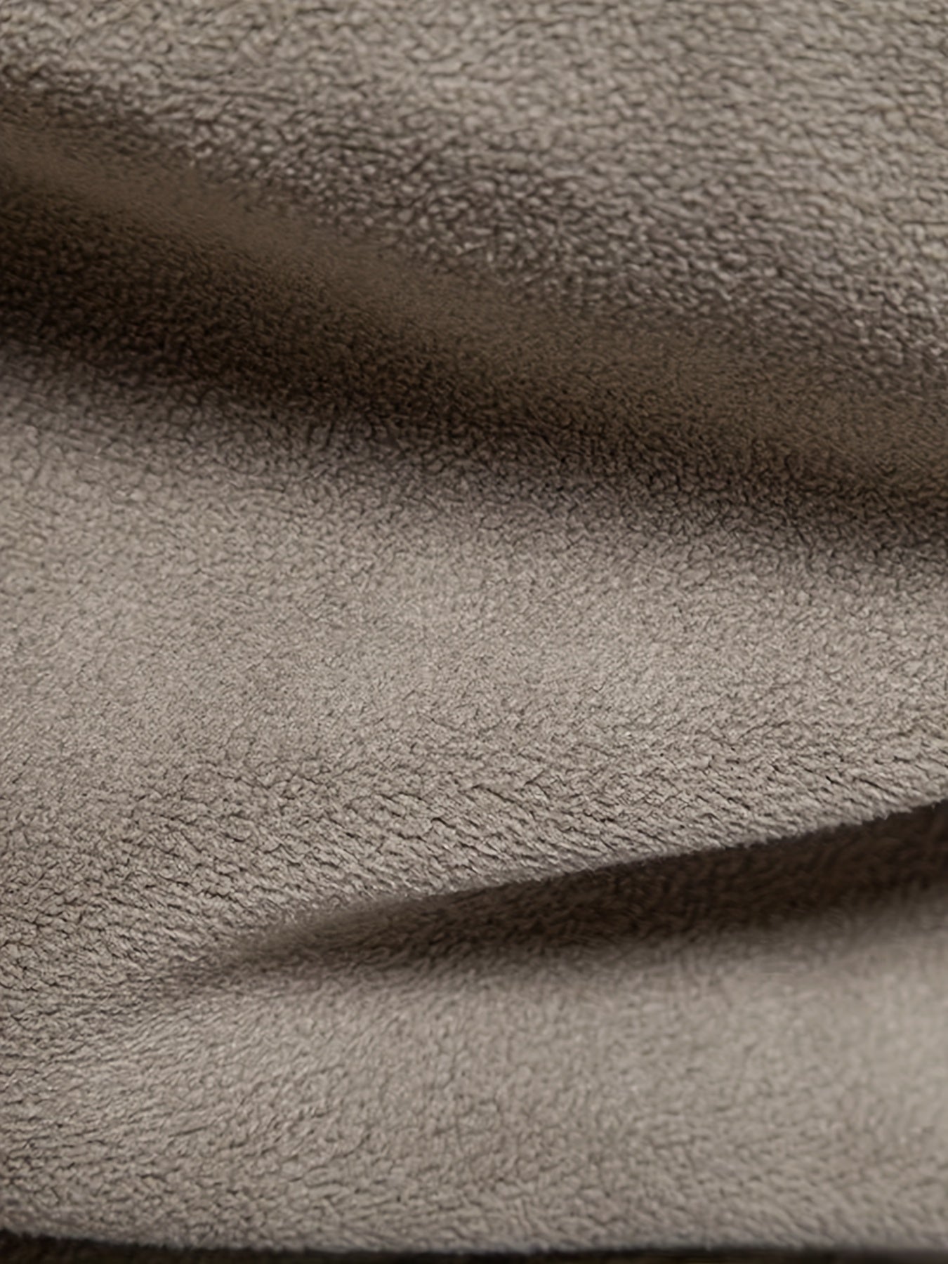 Men's Heavy-Duty Fleece-Like Winter Jacket with Full-Zip Closure & Mountain Logo Embellishment - Stand Collar Long Sleeve H-Shape Silhouette, Brown/White, Machine Washable Cold Weather Skiing & Outdoor Coat (No Belt)