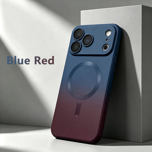 Luxury Magnetic Gradient Phone Case with Lens Protector for iPhone - ayq