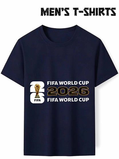 Men's FIFA World Cup 2026 Mesh T-Shirt, Casual Sporty Style